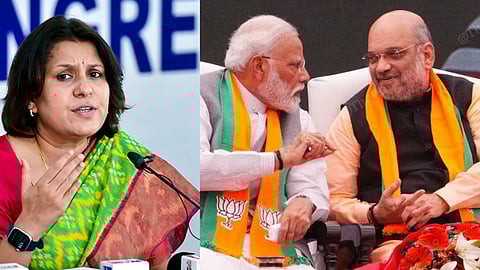 சுப்ரியா ஸ்ரீநாத், பிரதமர் மோடி, அமித்ஷா