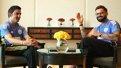 gautam gambhir - virat kohli