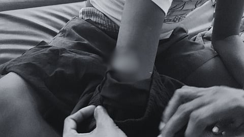 பாதிக்கப்பட்ட சிறுவன்