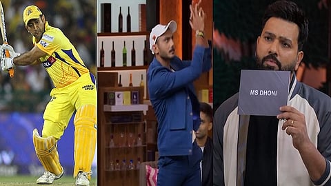 dhoni - axar - rohit