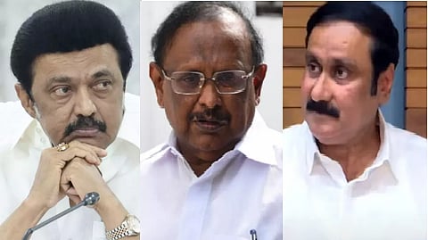 ஸ்டாலின், ரகுபதி, அன்புமணி