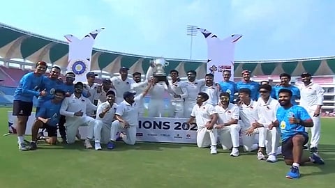 mumbai won irani cup