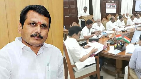 செந்தில் பாலாஜி, அமைச்சரவைக் கூட்டம்