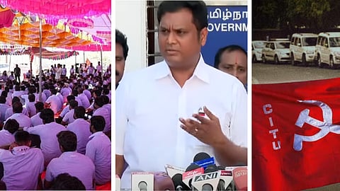 சாம்சங் ஊழியர்களின் போராட்டம் - அமைச்சர் டிஆர்பி.ராஜா விளக்கம்