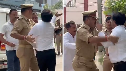 Video of Lawyer slapping Uttarpradesh MLA