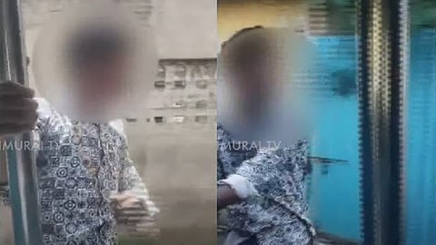 விபத்தில் சிக்கிய மாணவர்