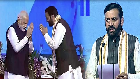 பிரதமர் மோடி, நயாப் சிங் சைனி பதவியேற்பு