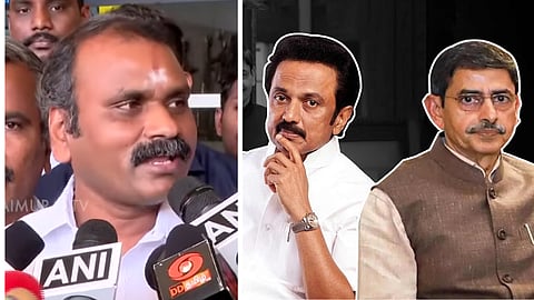 எல்.முருகன் - மு.க.ஸ்டாலின் - ஆர்.என்.ரவி