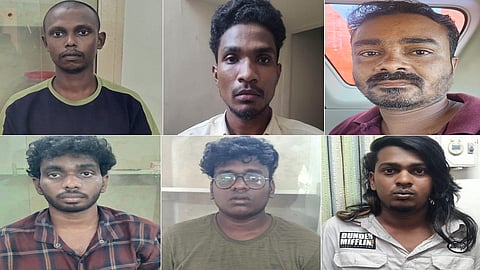 போதைப்பொருள் தயாரித்து பிடிபட்டவர்கள்