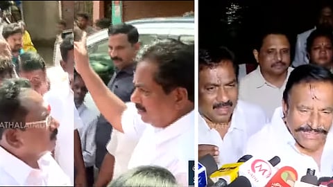 செல்லூர் ராஜூ - அமைச்சர்கள் மூர்த்தி மற்றும் கே.என்.நேரு