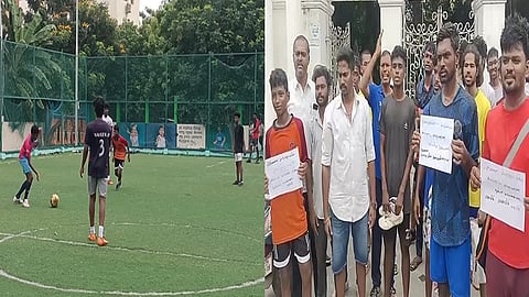 கால்பந்து திடல்