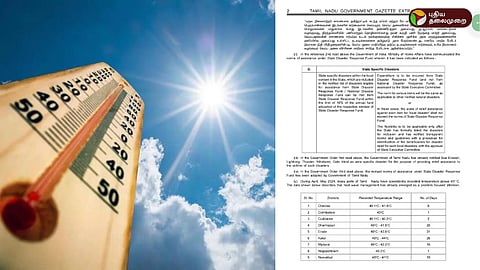 வெப்ப அலை மாநில பேரிடராக அறிவிப்பு