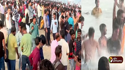 மெரினாவில் கூடிய மக்கள்