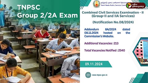 குரூப் 2, 2ஏ காலிப்பணியிடங்கள் அதிகரிப்பு