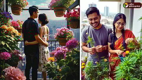 வீட்டில் கஞ்சா செடி வளர்ப்பு: முகநூல் பதிவால் கைதான பெங்களூரு ஜோடி