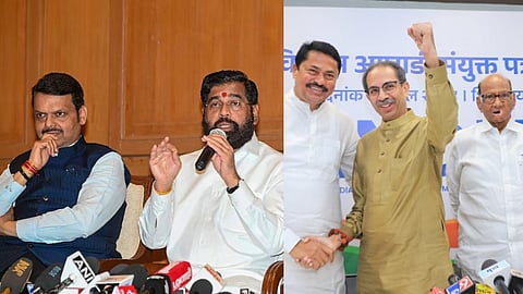 தேவேந்திர ஃபட்னாவிஸ், ஏக்நாத் ஷிண்டே, உத்தவ் தாக்கரே, சரத்பவார்