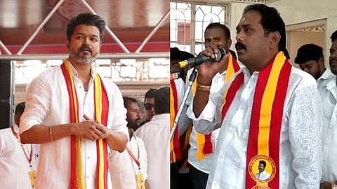 தவெக தலைவர் விஜய்