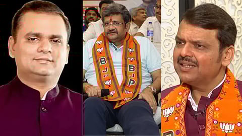 ராகுல் நார்வேகர், பராக் ஷா, தேவேந்திர ஃபட்னாவிஸ்