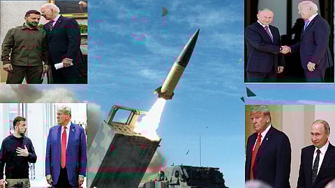 ஜெலன்ஸ்கி, பைடன், ட்ரம்ப், புதின்