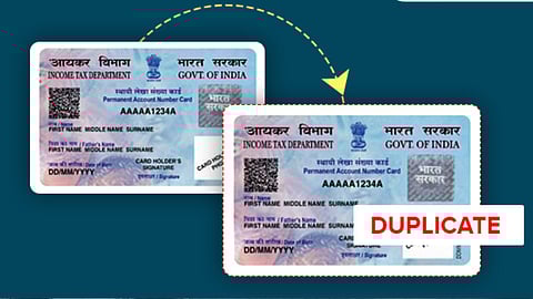 Duplicate PAN card