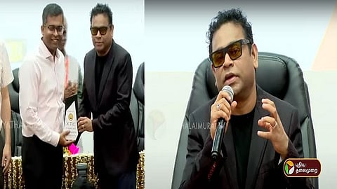 விருது பெற்ற ஏ ஆர் ரஹ்மான்