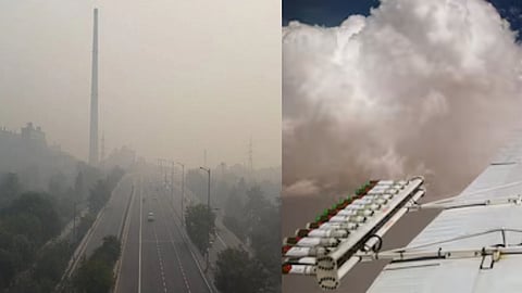 டெல்லி காற்று மாசு, செயற்கை மழைப் பொழிவு