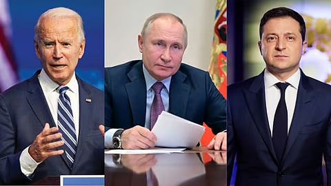 பைடன், புதின், ஜெலன்ஸ்கி