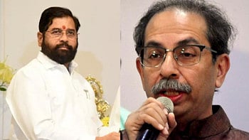 ஏக்நாத் ஷிண்டே, உத்தவ் தாக்கரே