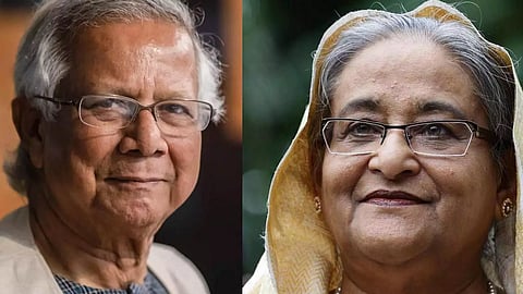 sheikh hasina warns on muhammad yunus