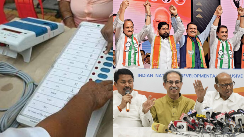 evm, mahayuti,maha vikas aghadi