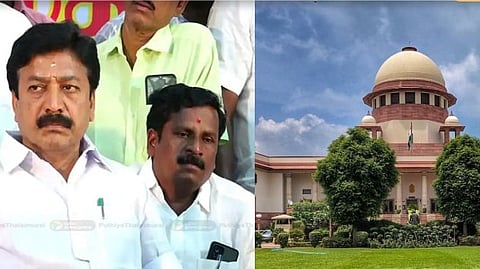 சி.வி.சண்முகம், - உச்சநீதிமன்றம்