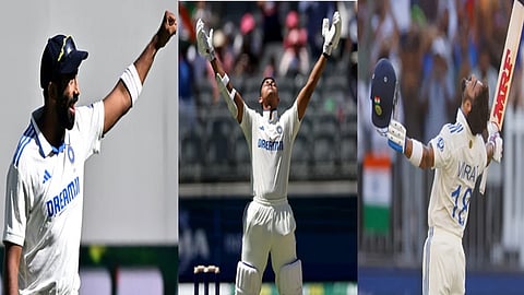 bumrah - jaiswal - kohli