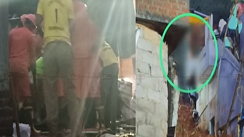 திருவண்ணாமலையில் மீட்கப்படும் உடல்கள்