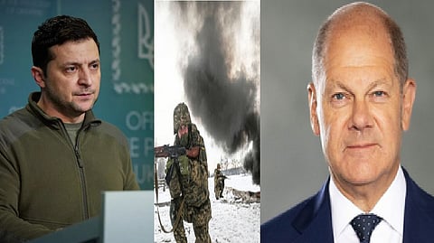 விளாடிமிர் ஜெலான்ஸ்கி, ஓலாப் ஸ்கோல்ஸ்