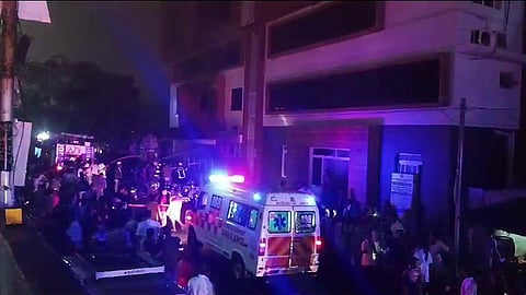 Fire accident in dindigul