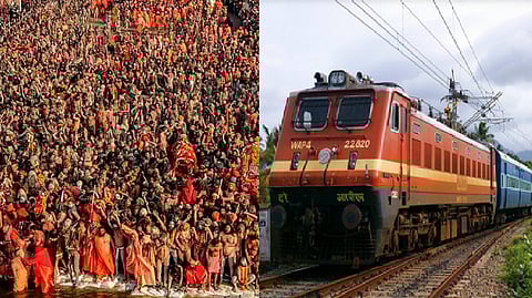 மகா கும்பமேளா, ரயில்