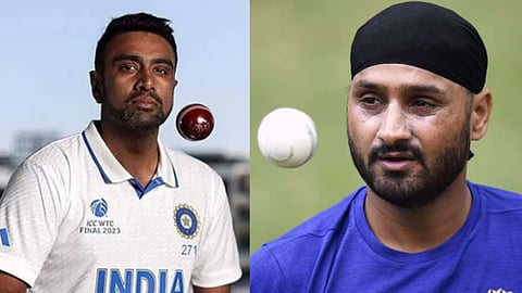 அஸ்வின் - ஹர்பஜன் சிங்