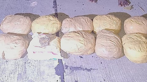 கஞ்சா பறிமுதல்