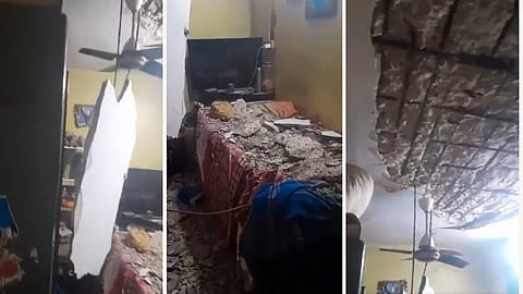 சென்னை மேற்கு மாம்பலம் மேற்கூரை இடிந்து விழுந்து விபத்து