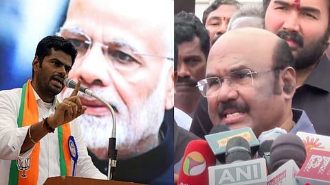 அண்ணாமலை, ஜெயக்குமார்