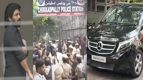 காவல் நிலையத்தில் ஆஜரானார் அல்லு அர்ஜுன்