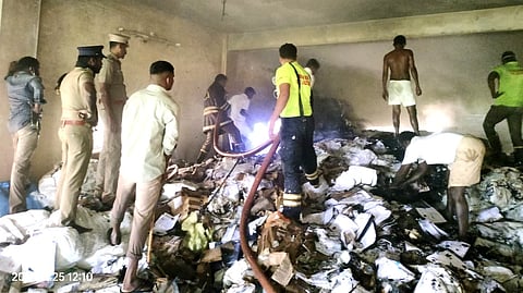 புழல் சிறையில் தீ விபத்து