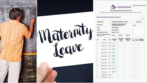 பீகார்: மகப்பேறு விடுப்பு பெற்ற அரசுப்பள்ளி ஆண் ஆசிரியர்