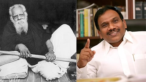 பெரியார், திமுக எம்பி ஆ.ராசா