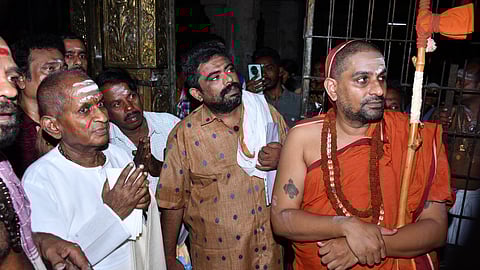 இளையராஜா சாமி தரிசனம்