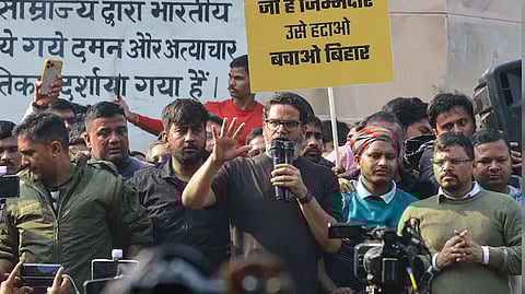 prashant kishor support on students protest and in bihar police case registered