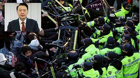 the failed attempt to arrest south korea former presdient