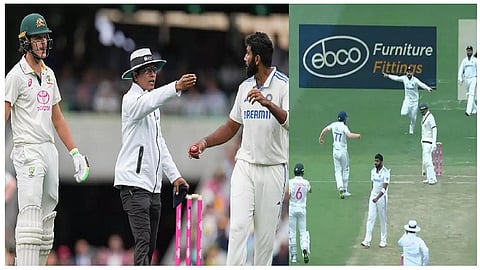 bumrah vs konstas clashed continued to border gavaskar trophy