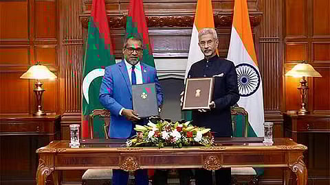 india and maldives ministers meet