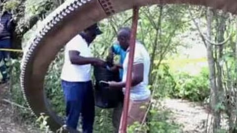 mysterious metal ring falls from sky into kenya village sparks